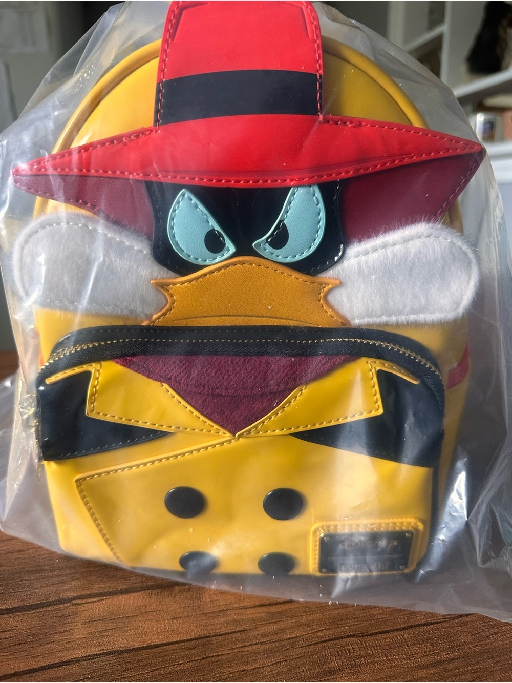 Loungefly Darkwing Duck Cosplay Negaduck Yellow Red Black Mini Backpack